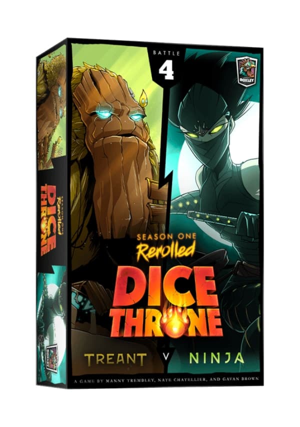 Portada de Dice Throne - Ninja Vs Treant