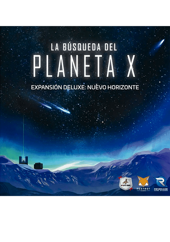 Portada de La búsqueda del planeta X – Nuevo horizonte