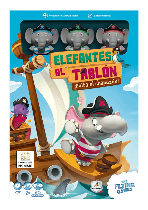 Portada de Elefantes al Tablón
