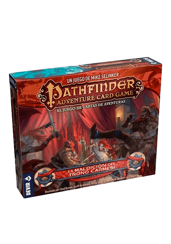 Portada de Pathfinder 2da Ed – La Maldición del Trono Carmesí
