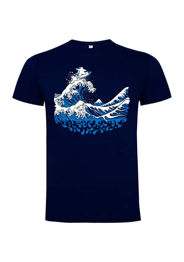 Portada de Polera – Meeple Surf (L)