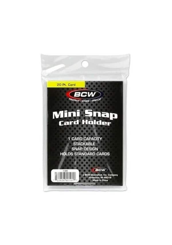 Portada de BCW – Mini Snap Card Holder