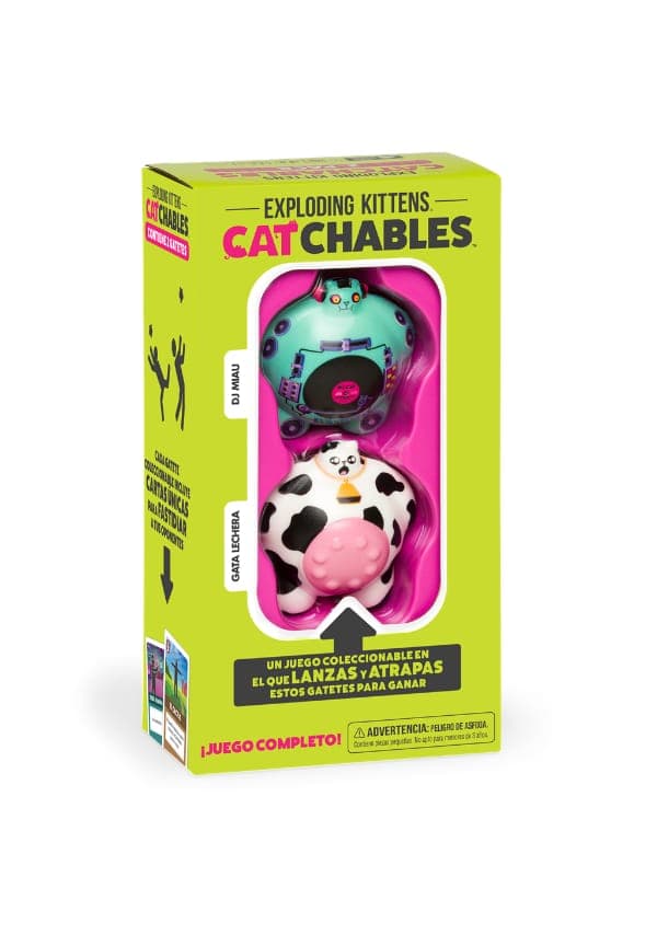 Portada de Exploding Kittens Catchables 4 – DJ Miau y Gata Lechera