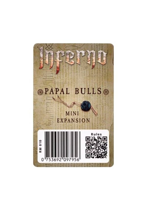 Portada de Inferno – miniexpansión Papa bulls