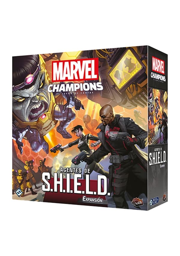 Portada de Marvel Champions LCG – Agentes de S.H.I.E.L.D