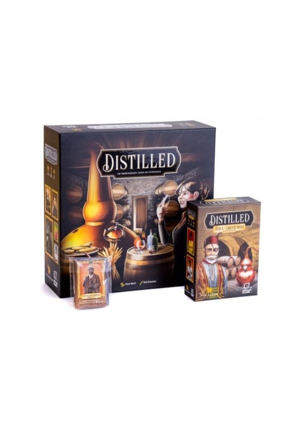 Portada de Distilled edición Kickstarter + expas