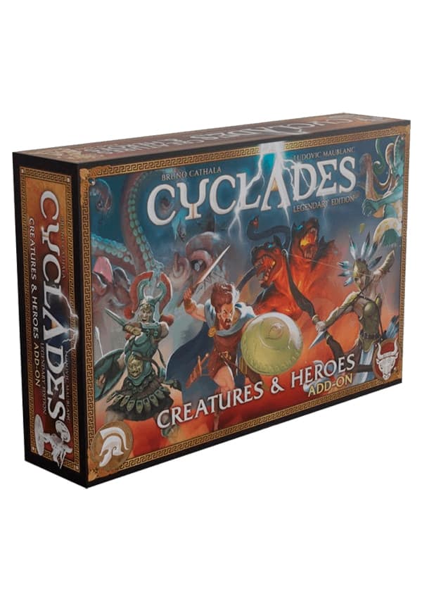 Portada de Cyclades: edición legendaria – Criaturas y Héroes