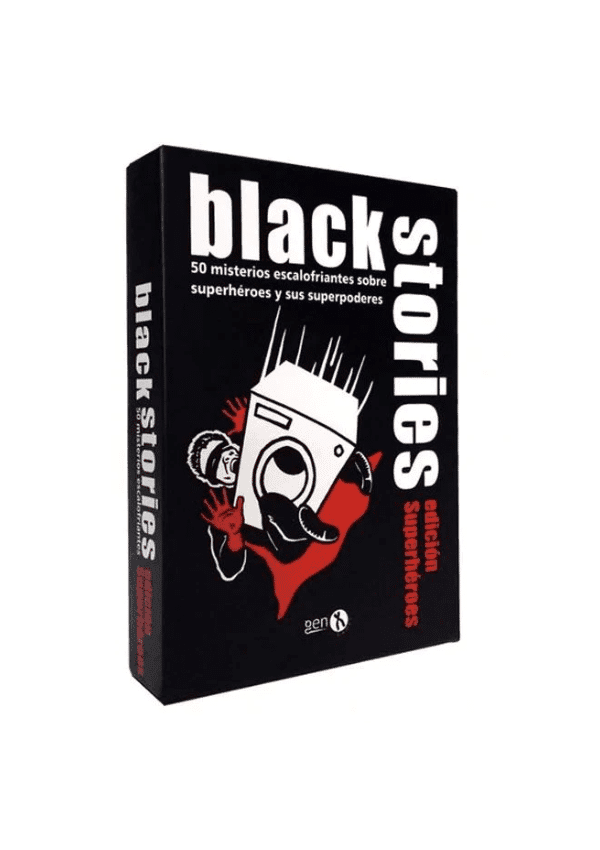 Portada de Black Stories – Edición Superhéroes