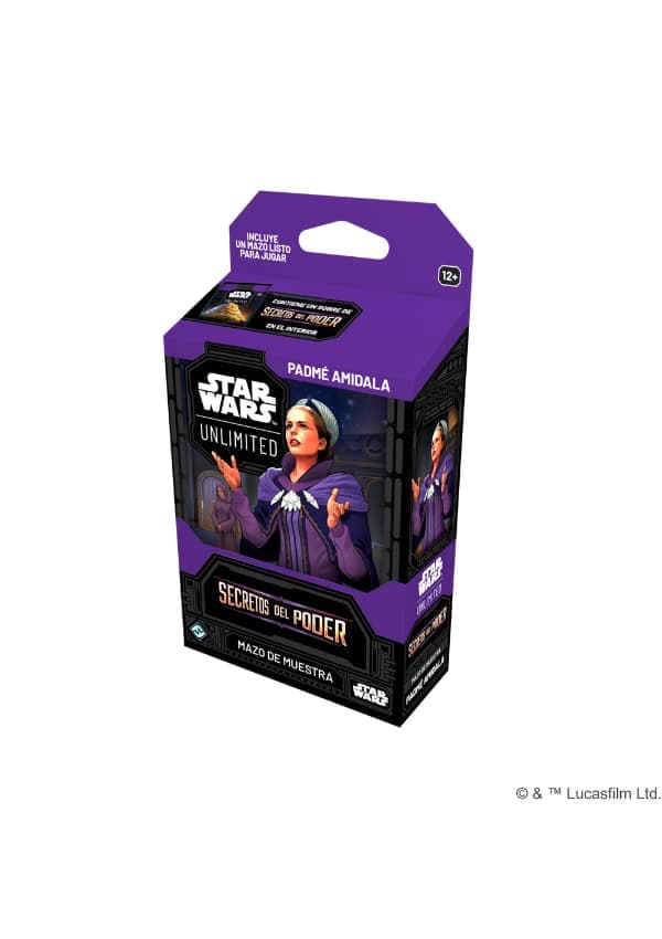 Portada de Spotlight Deck SWU – Secrets of Power: Padmé Admidala (esp)