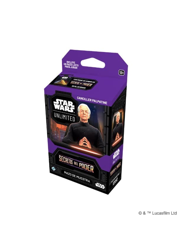 Portada de Spotlight Deck SWU – Secrets of Power: Canciller Palpatine (esp)