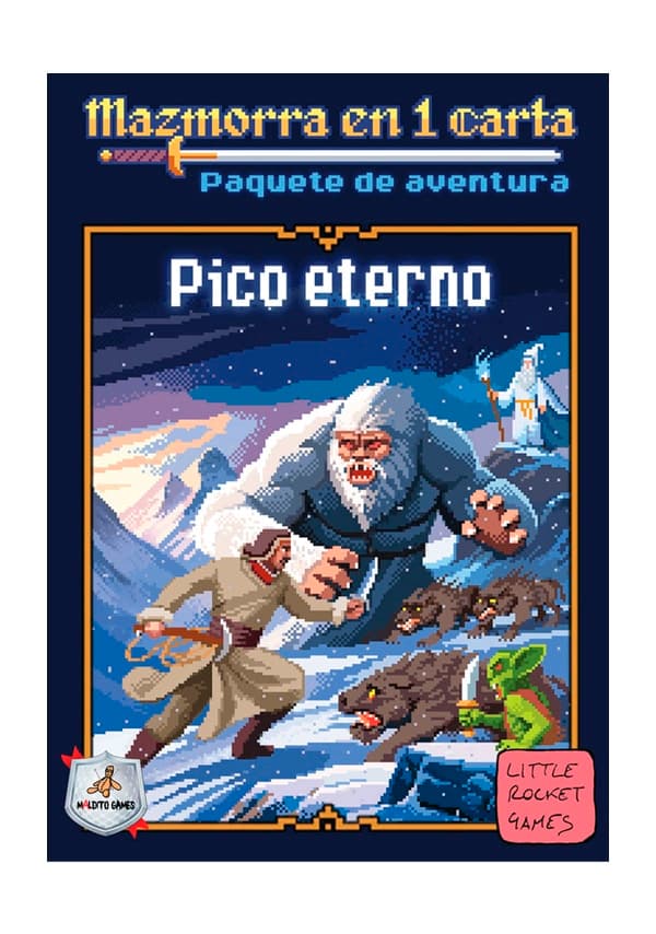 Portada de Mazmorra en 1 carta – Paquete de aventura – Pico Eterno