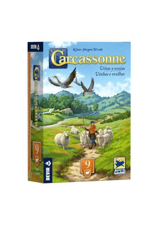 Portada de Carcassonne – Viñas y Ovejas Exp 9
