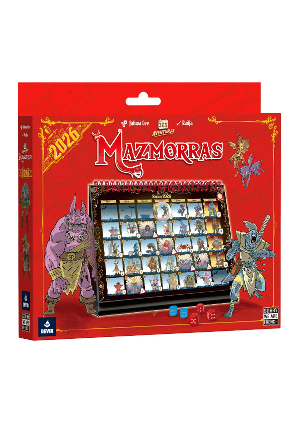 Portada de Calendario 365 Aventuras Mazmorras