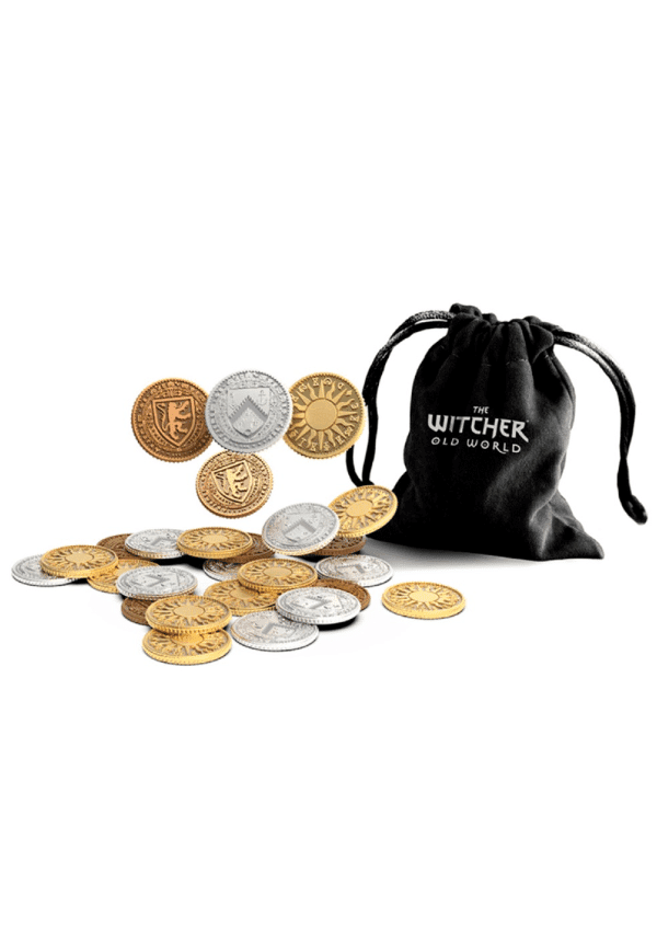 Portada de The Witcher: el viejo mundo – monedas de metal