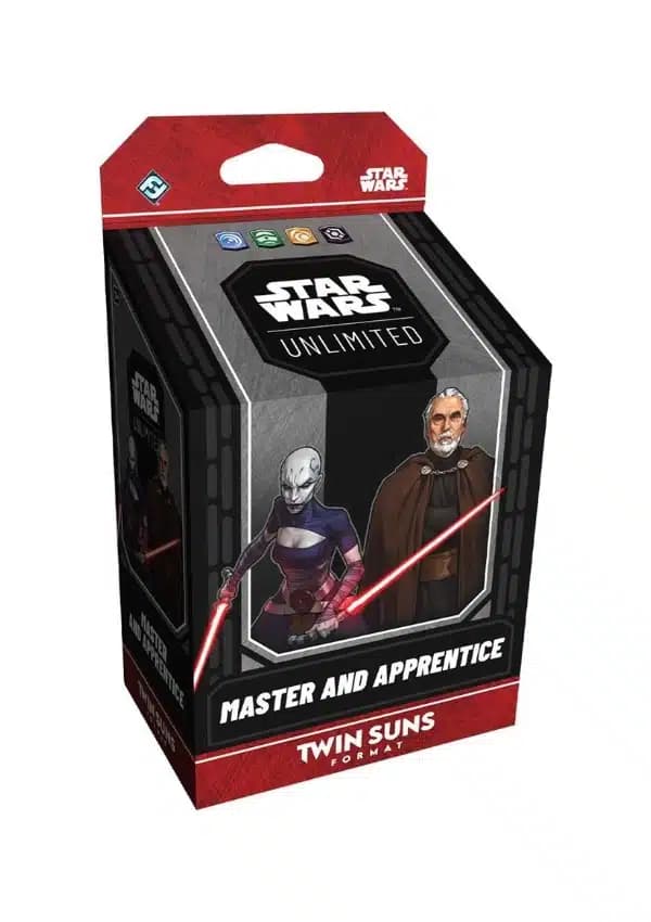 Portada de SWU Twin Suns Mazo – Master and Apprentice (ing)