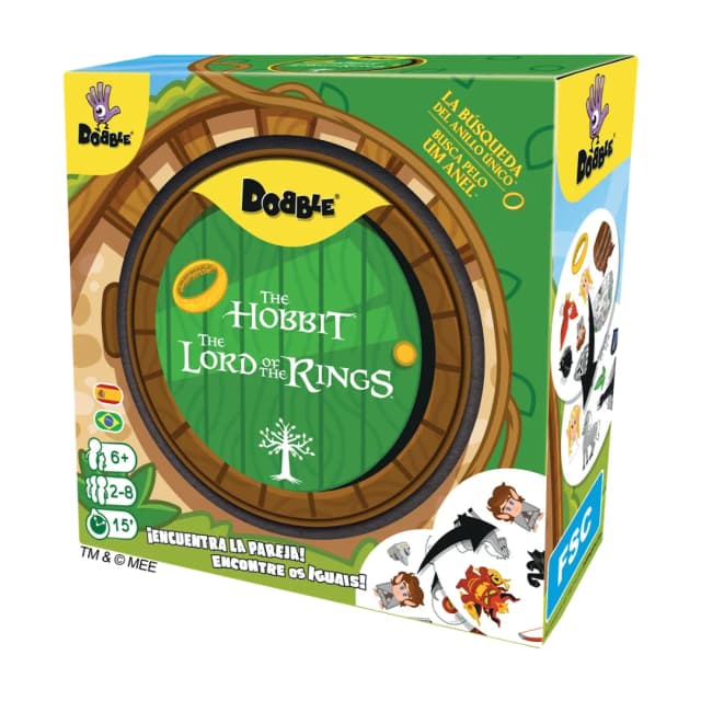 Portada de Dobble The Hobbit