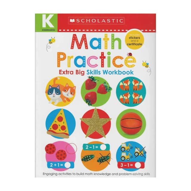 Portada de Libro Actividades: Práctica en Matemáticas (Kinder)