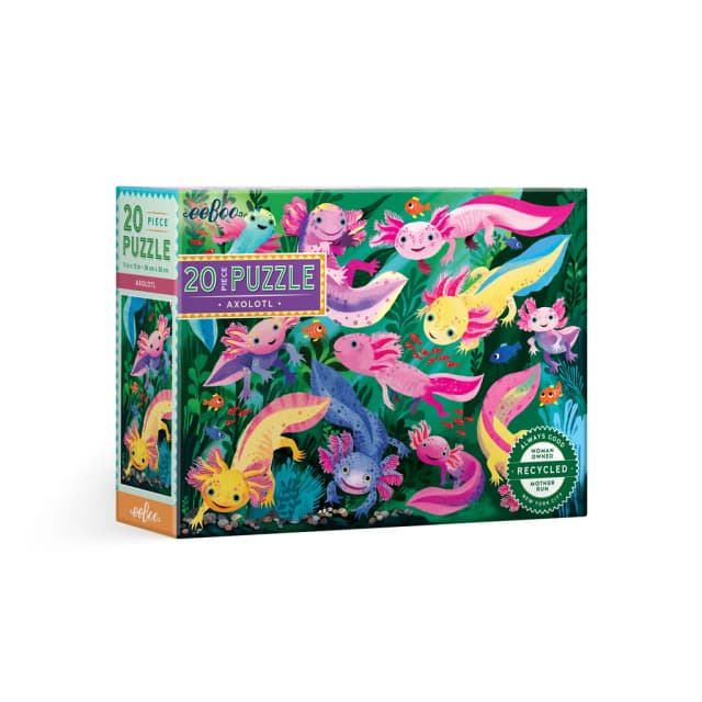 Portada de Puzzle 20 piezas Ajolote