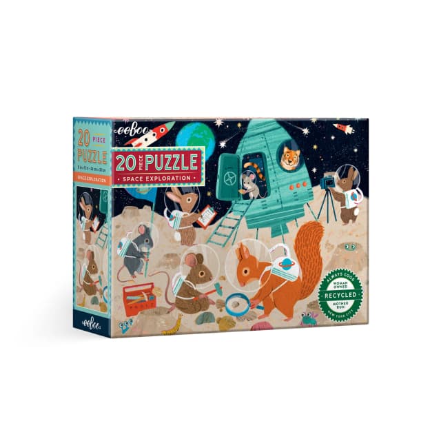 Portada de Puzzle 20 piezas Space Exploration