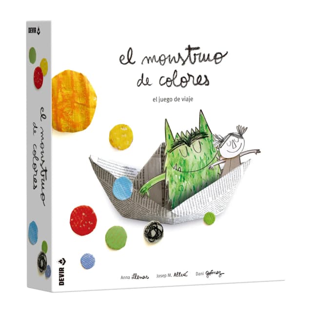 Portada de El Mostruo de los colores – El juego de viaje
