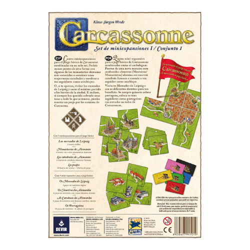 Portada de Carcassonne: Set de Miniexpansiones I