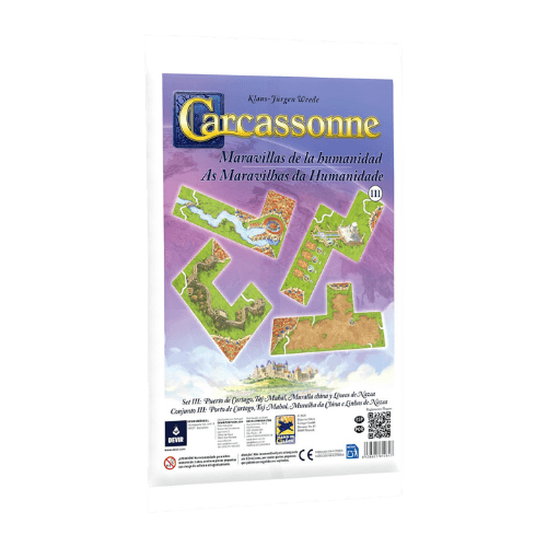 Portada de Carcassonne: Maravillas de la Humanidad Set 3