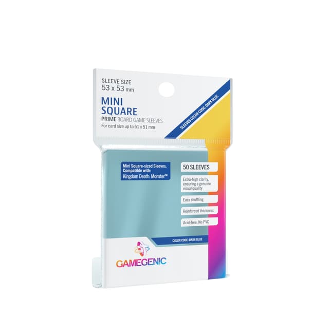 Portada de PROTECTORES SQUARE MINI 53X53MM GAMEGENIC