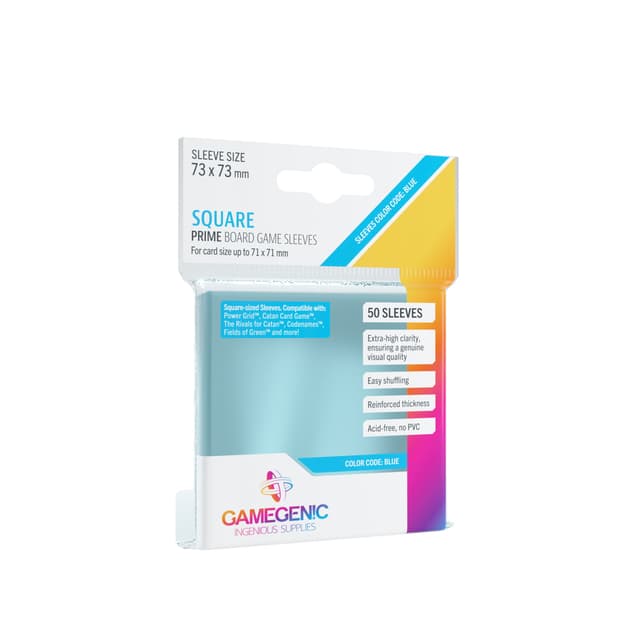 Portada de PROTECTORES SQUARE 73X73MM GAMEGENIC