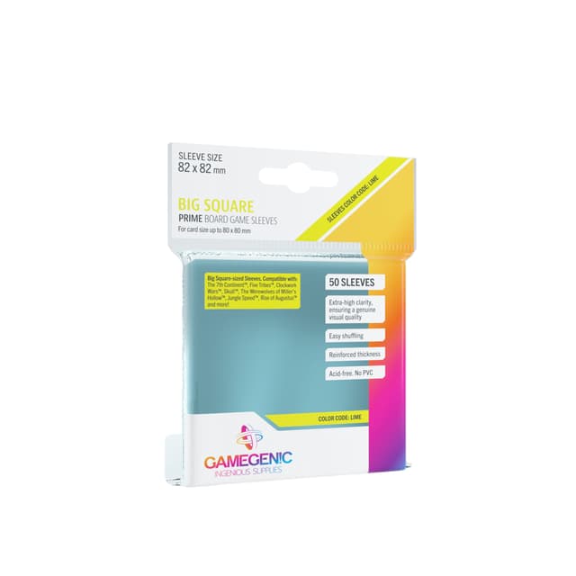 Portada de PROTECTORES BIG SQUARE 82X82MM GAMEGENIC