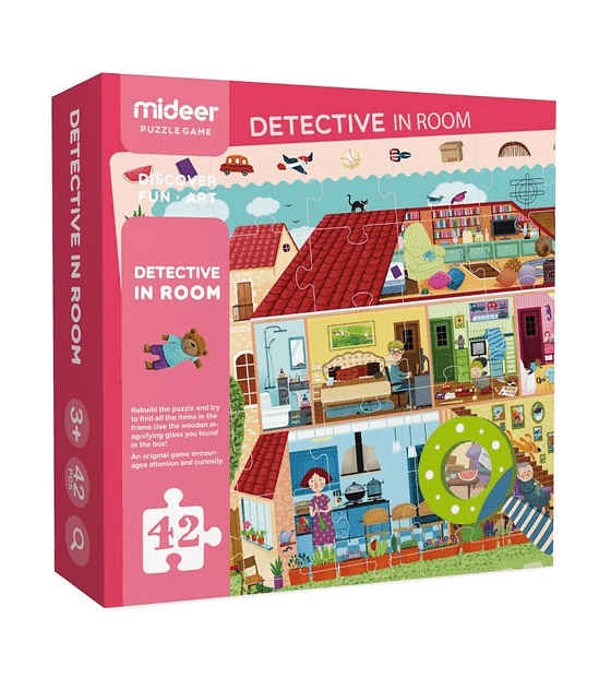 Portada de Puzzle-juego detectives en la habitación