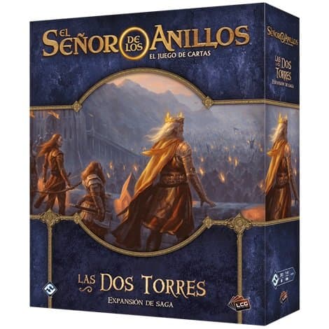 Portada de El Señor de los Anillos LCG: Las Dos Torres