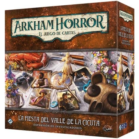 Portada de Arkham Horror LCG - La Fiesta del Valle de la Cicuta Exp. Investigadores