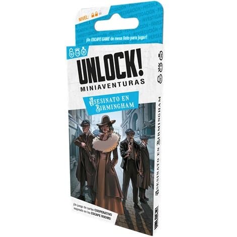 Portada de Unlock! Miniaventuras - Asesinato en Birmingham