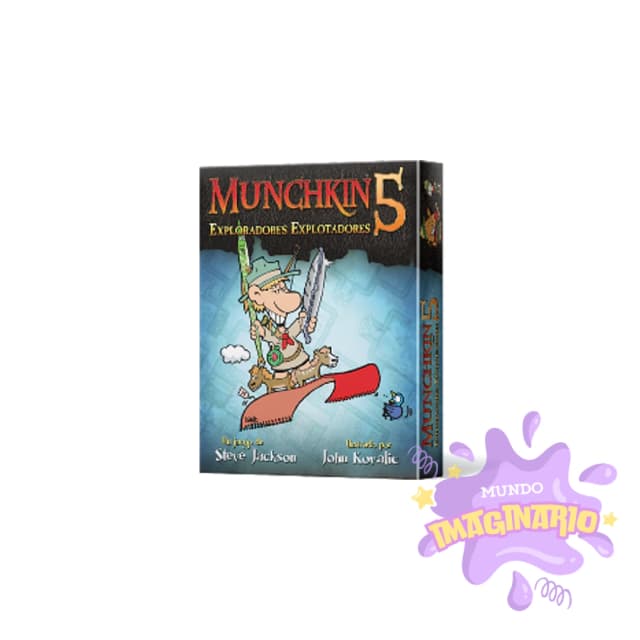 Portada de Munchkin Expansión Exploradores Explotadores N°5