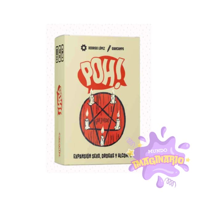 Portada de Poh! Expansión Sexo, Drogas y Alcohol