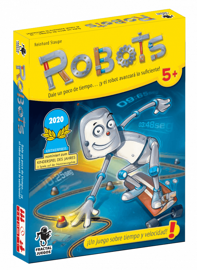 Portada de Juego de Cartas Robots