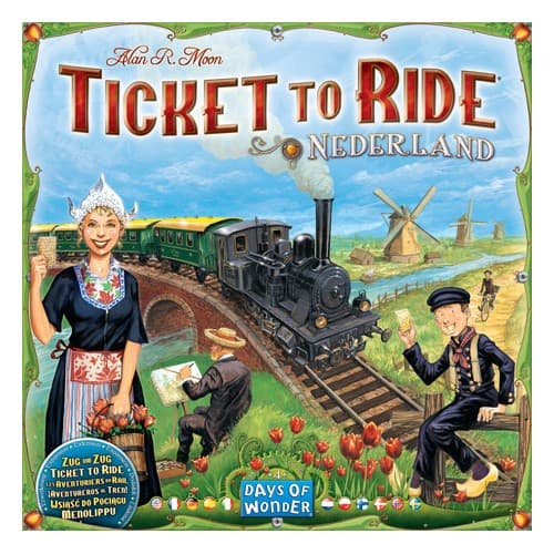 Portada de Ticket to Ride expansión Países Bajos