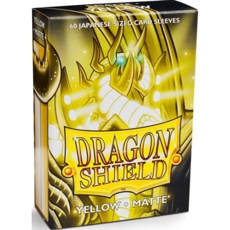 Portada de Dragon Shield Yellow Matte Japones