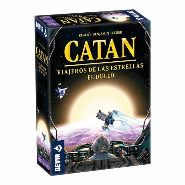 Portada de Catan: Viajeros de las estrellas El Duelo | Juego de Mesa Devir