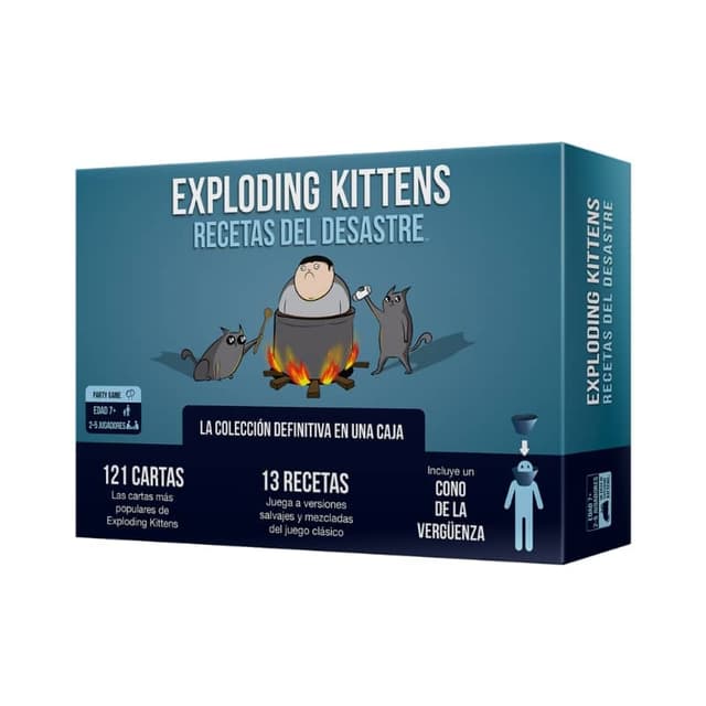 Portada de Exploding Kittens: Recetas del Desastre