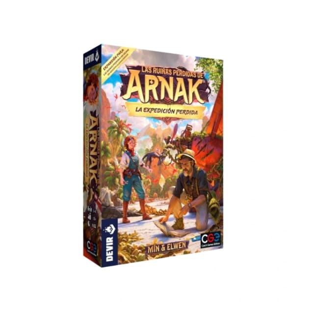 Portada de Las Ruinas Perdidas de Arnak: La Expedición Perdida (Expa.)