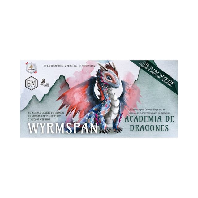 Portada de Wyrmspan: Academia de Dragones