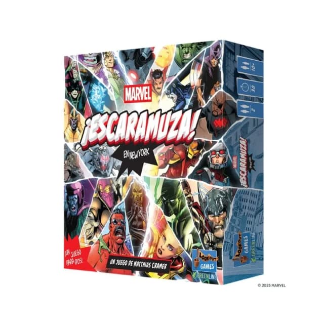 Portada de MARVEL ¡ESCARAMUZA! EN NEW YORK
