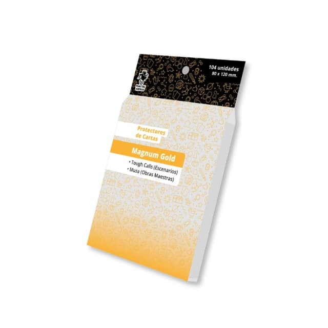 Portada de Protectores Magnum Gold 80×120 mm – Fractal