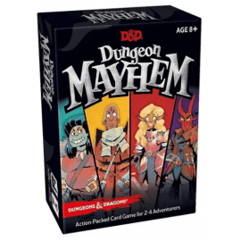 Portada de D&D Dungeon Mayhem card game (Inglés)
