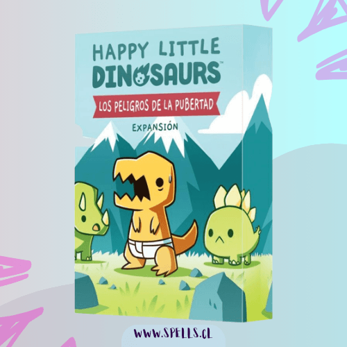 Portada de HAPPY LITTLE DINOSAUR PELIGROS DE LA PUBERTAD
