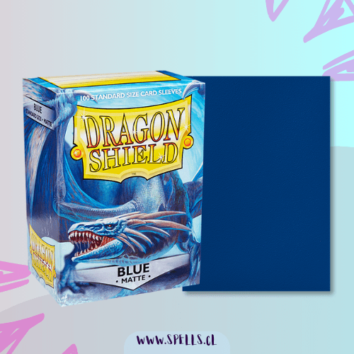 Portada de PROTECTORES DRAGON SHIELD MATTE X100 – BLUE