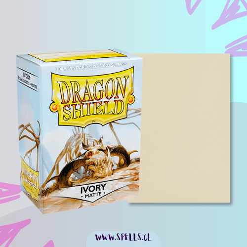 Portada de PROTECTORES DRAGON SHIELD MATTE X100 – IVORY