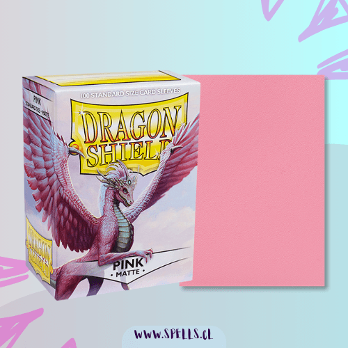 Portada de PROTECTORES DRAGON SHIELD MATTE X100 – PINK