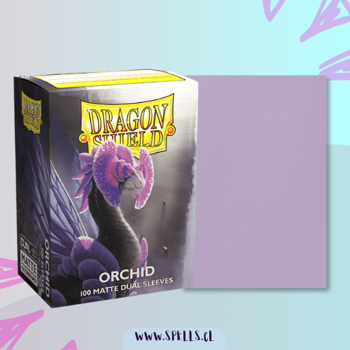 Portada de PROTECTORES DRAGON SHIELD DUAL MATTE X100 – ORCHID